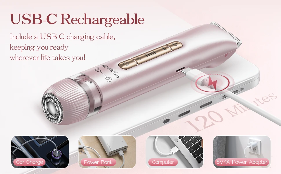 how to charge knvovno Bikini & Body Hair Trimmer