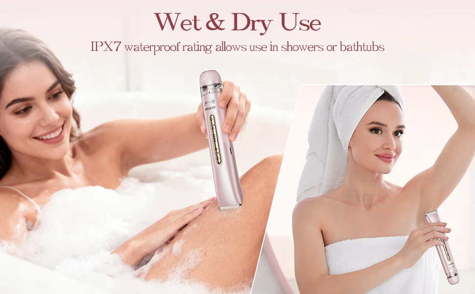 knvovno Bikini & Body Hair Trimmer IPX7 water proof